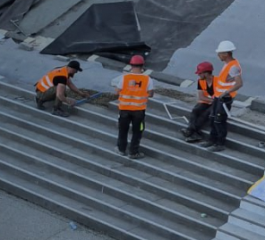 Vorbereitung Hallenbau